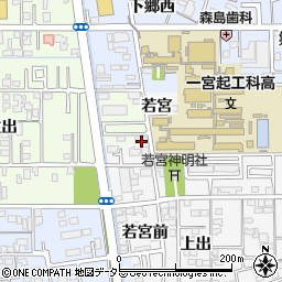 愛知県一宮市起西生出98周辺の地図