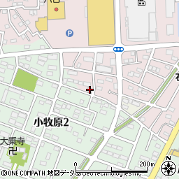 愛知県小牧市岩崎863周辺の地図