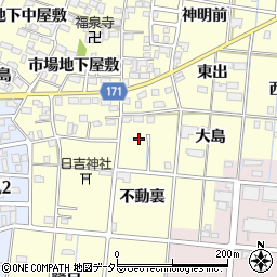 愛知県一宮市大赤見山王裏8周辺の地図