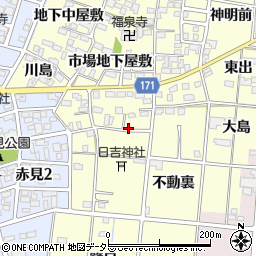 愛知県一宮市大赤見山王裏2917周辺の地図