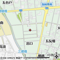 愛知県一宮市千秋町加納馬場出口周辺の地図