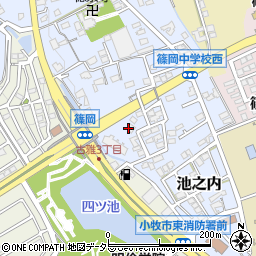 デイサービスの家篠岡周辺の地図