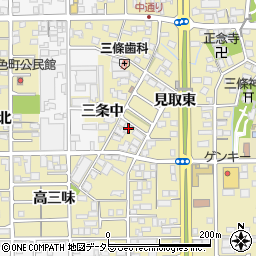 愛知県一宮市三条中27周辺の地図
