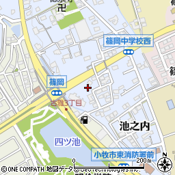 介護保険センター　篠岡周辺の地図