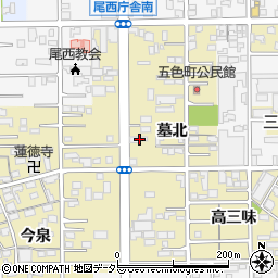 愛知県一宮市三条墓北39周辺の地図