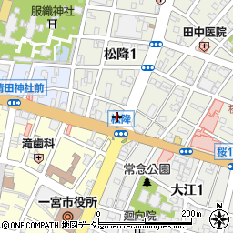 百五銀行一宮支店周辺の地図