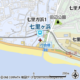 神奈川県鎌倉市七里ガ浜1丁目1周辺の地図