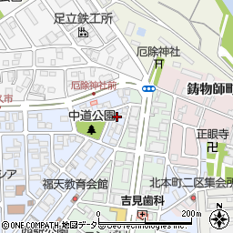 京都府福知山市昭和新町29周辺の地図