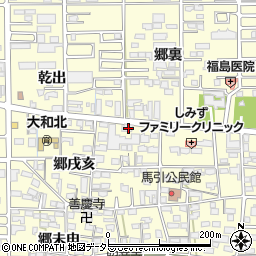 愛知県一宮市大和町馬引郷戌亥2166周辺の地図
