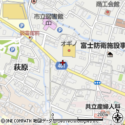 静岡県御殿場市萩原674周辺の地図