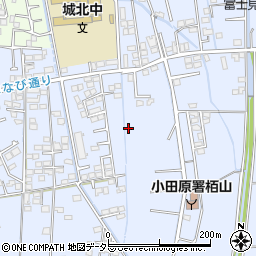 神奈川県小田原市栢山周辺の地図