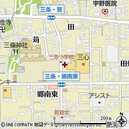 愛知県一宮市三条郷南東周辺の地図