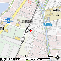 愛知県小牧市小松寺556周辺の地図