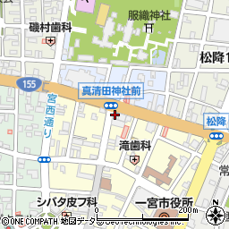ファミリーマート真清田神社前店周辺の地図