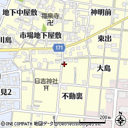 愛知県一宮市大赤見山王裏2967周辺の地図