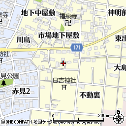 愛知県一宮市大赤見山王裏2916周辺の地図