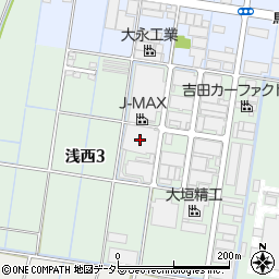 岐垣鋼業株式会社周辺の地図