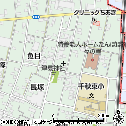 愛知県一宮市千秋町加納馬場松下81周辺の地図