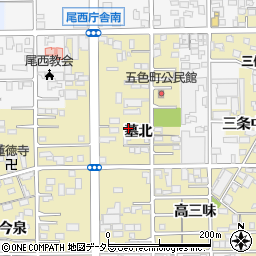 愛知県一宮市三条墓北61周辺の地図