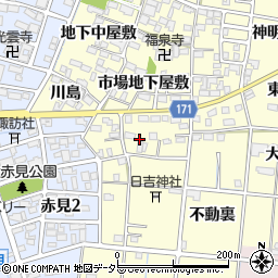 愛知県一宮市大赤見山王裏2915周辺の地図