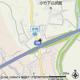 神奈川県小田原市小竹12周辺の地図