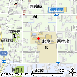 愛知県一宮市起西生出35周辺の地図
