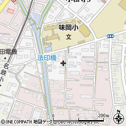 愛知県小牧市小松寺409周辺の地図