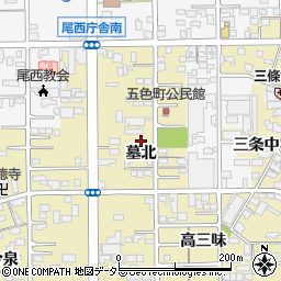 愛知県一宮市三条墓北60周辺の地図