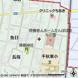 愛知県一宮市千秋町加納馬場松下周辺の地図
