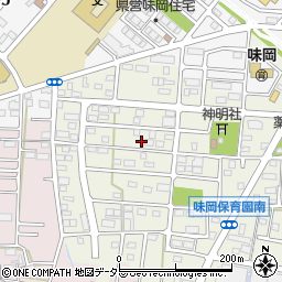 愛知県小牧市文津28周辺の地図