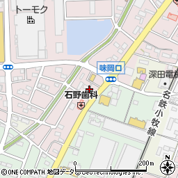 愛知県小牧市岩崎374周辺の地図