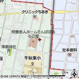 愛知県一宮市千秋町加納馬場松下57周辺の地図