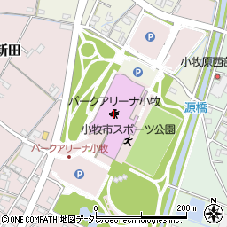 小牧市スポーツ公園総合体育館（パークアリーナ小牧）周辺の地図