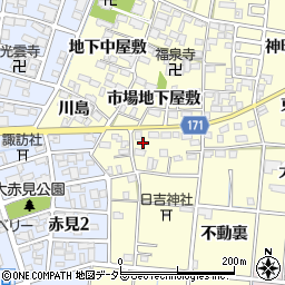 愛知県一宮市大赤見山王裏2913周辺の地図