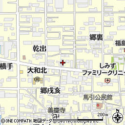 愛知県一宮市大和町馬引郷裏11周辺の地図