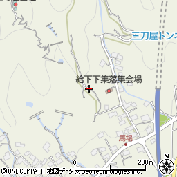 島根県雲南市三刀屋町給下周辺の地図