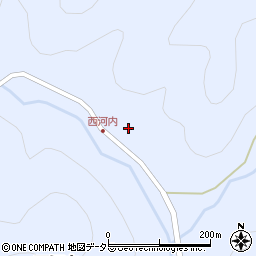京都府京丹波町（船井郡）西河内（東）周辺の地図