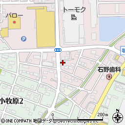 愛知県小牧市岩崎766-9周辺の地図