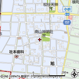 愛知県江南市田代町南出224周辺の地図