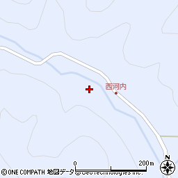 京都府京丹波町（船井郡）西河内（四方）周辺の地図