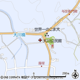 岐阜県瑞浪市陶町大川720周辺の地図