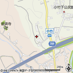 神奈川県小田原市小竹36周辺の地図