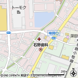 愛知県小牧市岩崎380周辺の地図