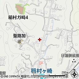 Ｌａ　ｃｏｔｅ　稲村ガ崎周辺の地図