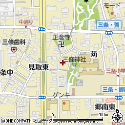 愛知県一宮市三条苅8周辺の地図