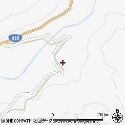 岐阜県恵那市上矢作町950周辺の地図