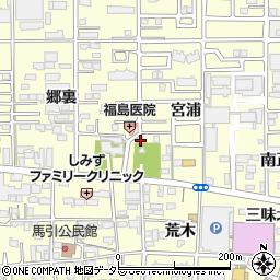 愛知県一宮市大和町馬引宮浦10-1周辺の地図