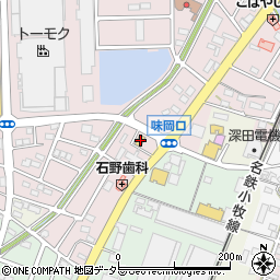 愛知県小牧市岩崎354周辺の地図