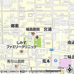 愛知県一宮市大和町馬引宮浦10周辺の地図