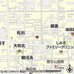 愛知県一宮市大和町馬引郷裏13周辺の地図